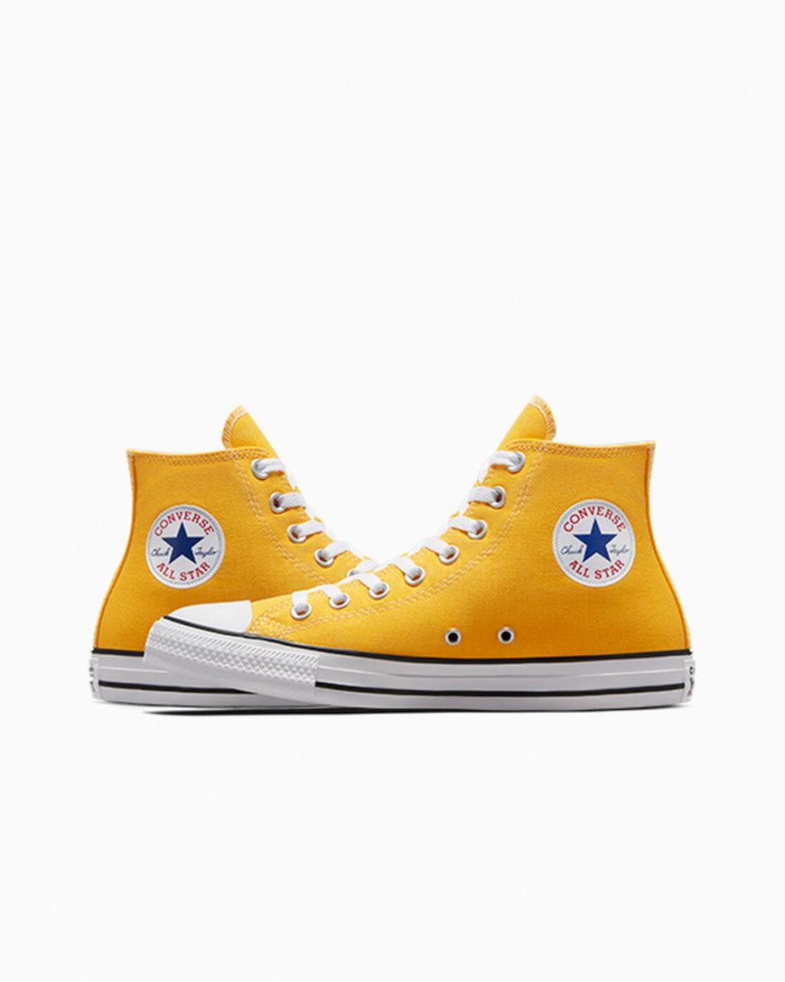Women's Converse Chuck Taylor All Star Classic High Top Shoes Lemon | AU 06C59O